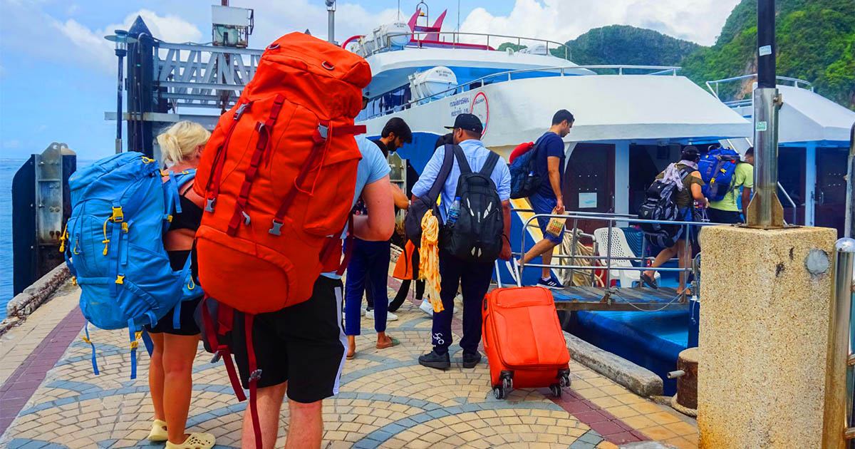 Phuket Ferry boarding